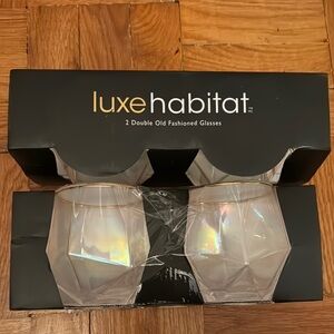 Luxe Habitat Double Old Fashioned Glasses